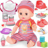16 Inch Baby Doll, YCFUN Dolls Toy Set Baby Girl Toys Pretend Play Preschool Toys Gift for Toddlers